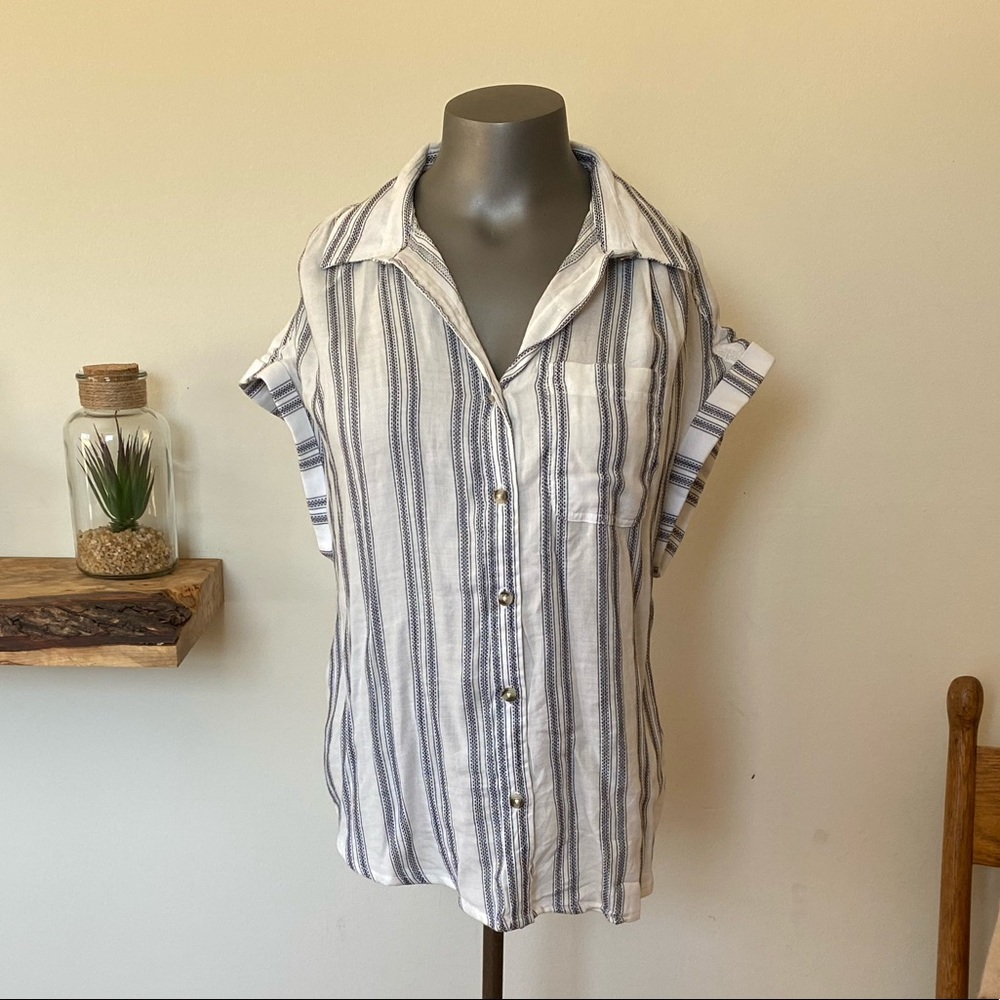 Casual Button Up Top